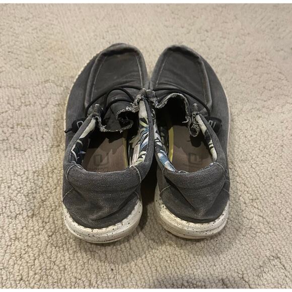 Hey Dude Wally Stretch Black Slip On Shoes Sz. 10 - Picture 2 of 8